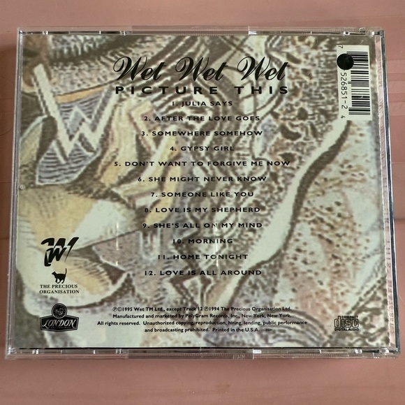 Wet Wet Wet | Picture This | Vintage CD - Picture 3 of 3